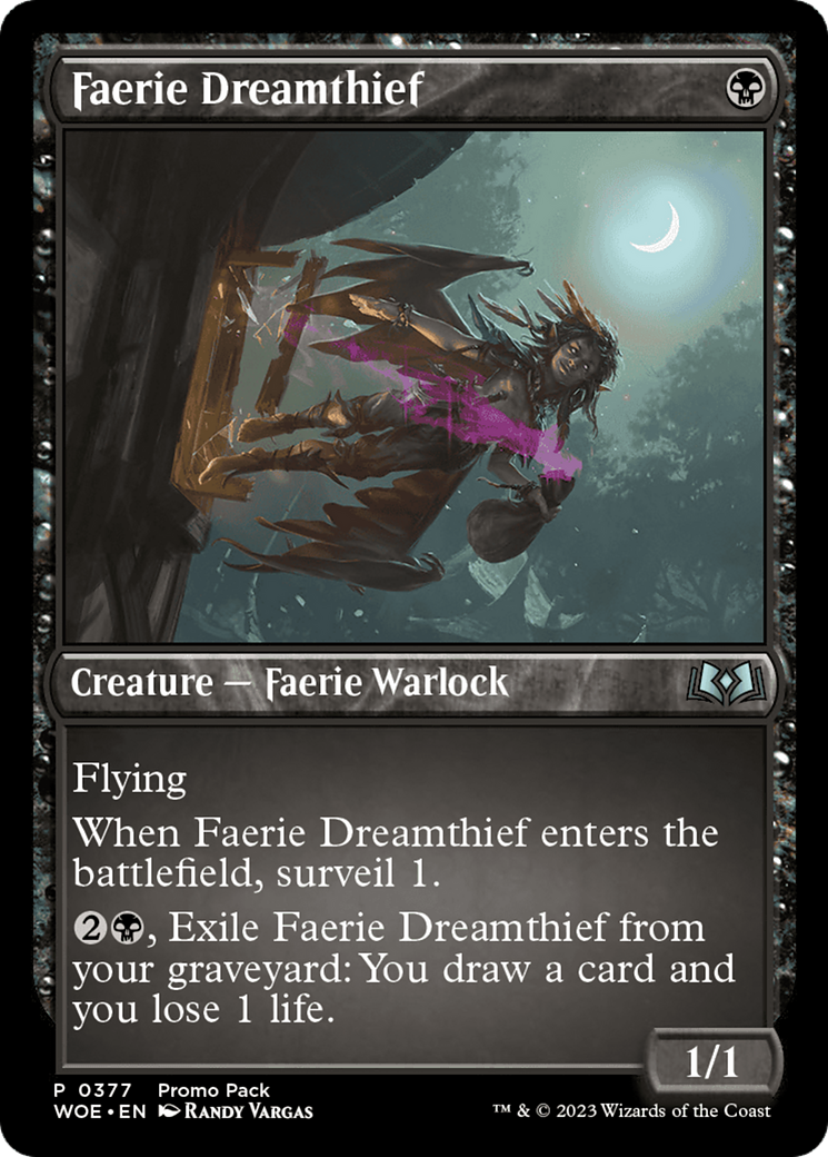 Faerie Dreamthief (Promo Pack) [Wilds of Eldraine Promos] | Total Play