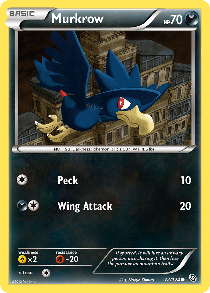 Murkrow (72/124) [Black & White: Dragons Exalted] | Total Play