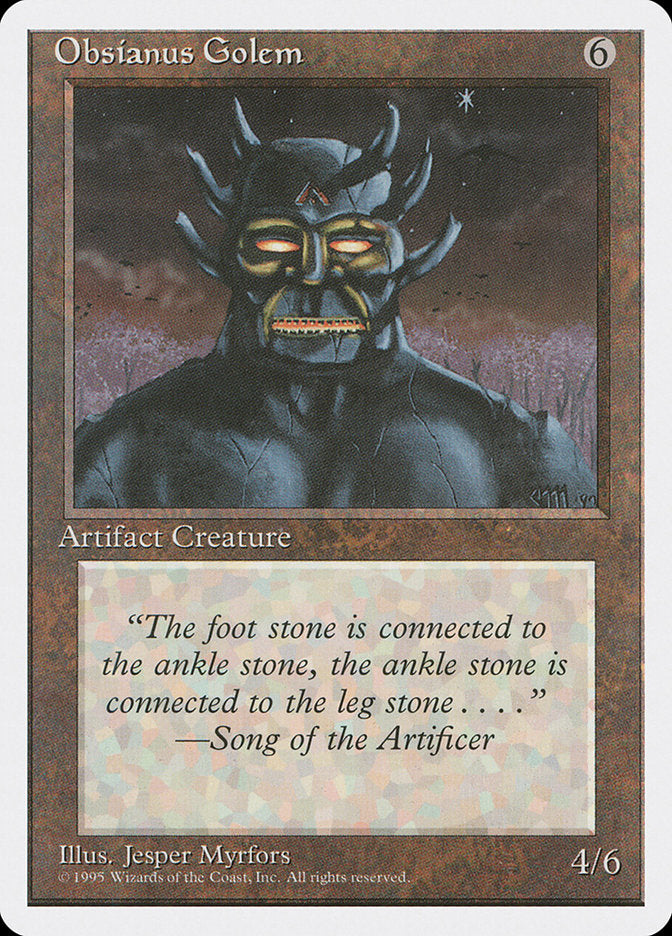 Obsianus Golem [Fourth Edition] | Total Play