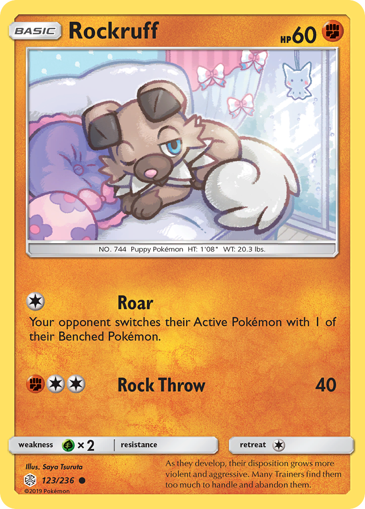 Rockruff (123/236) [Sun & Moon: Cosmic Eclipse] | Total Play