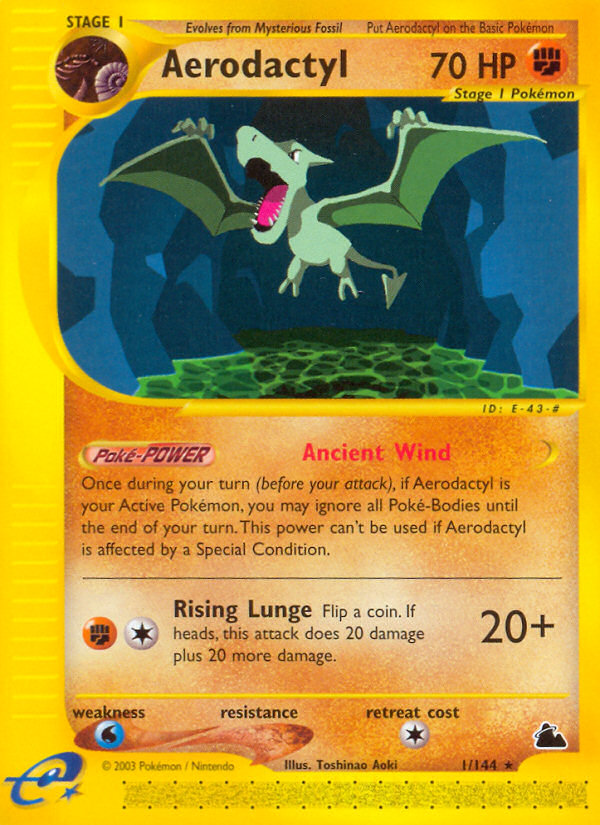 Aerodactyl (1/144) [Skyridge] | Total Play