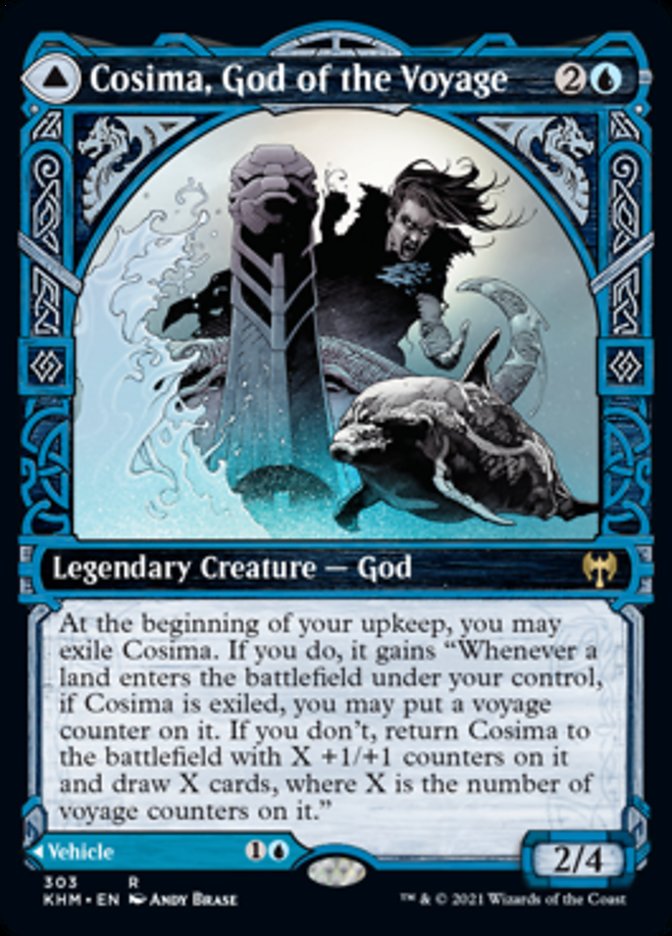 Cosima, God of the Voyage // The Omenkeel (Showcase) [Kaldheim] | Total Play