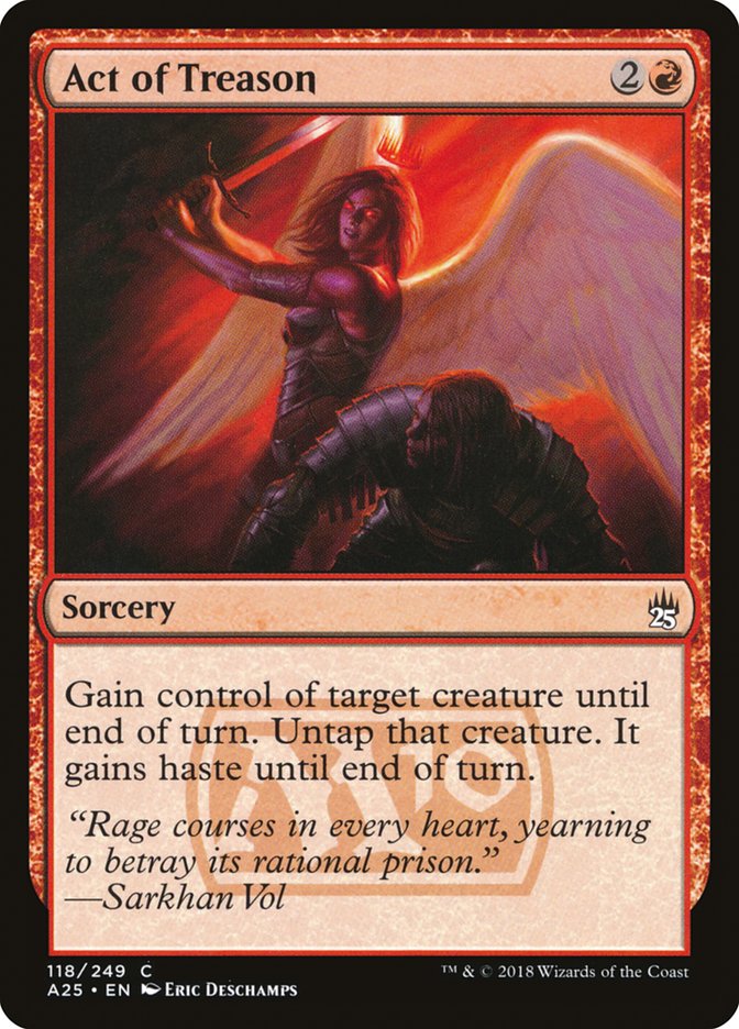 Act of Treason [Masters 25] | Total Play