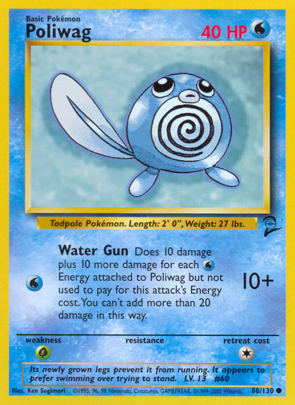 Poliwag (88/130) [Base Set 2] | Total Play
