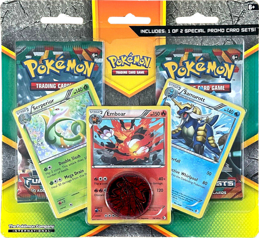 XY: Furious Fists - 2-Pack Blister (Unova Evolved Trio) | Total Play