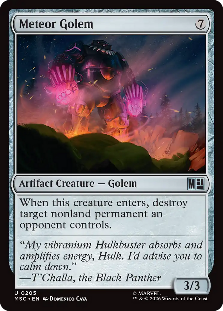 Meteor Golem [Marvel Super Heroes Commander] | Total Play