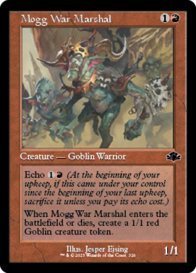 Mogg War Marshal (Retro) [Dominaria Remastered] | Total Play