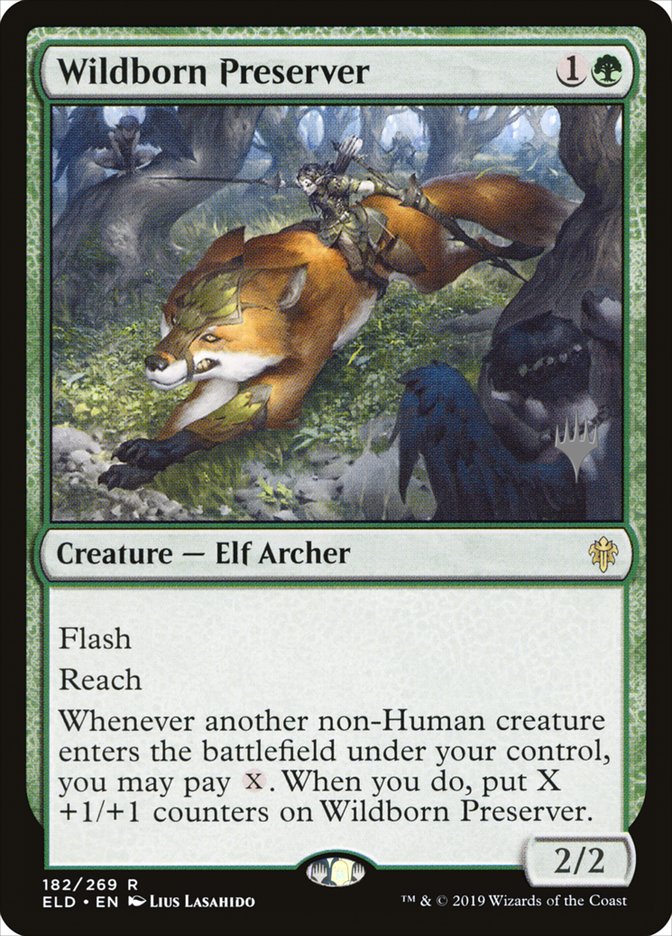 Wildborn Preserver (Promo Pack) [Throne of Eldraine Promos] | Total Play