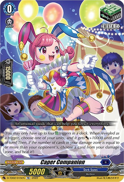 Caper Companion (D-TD02/015EN) [Michiru Hazama -Demonic Jewel Dragon of the Four Flames-] | Total Play