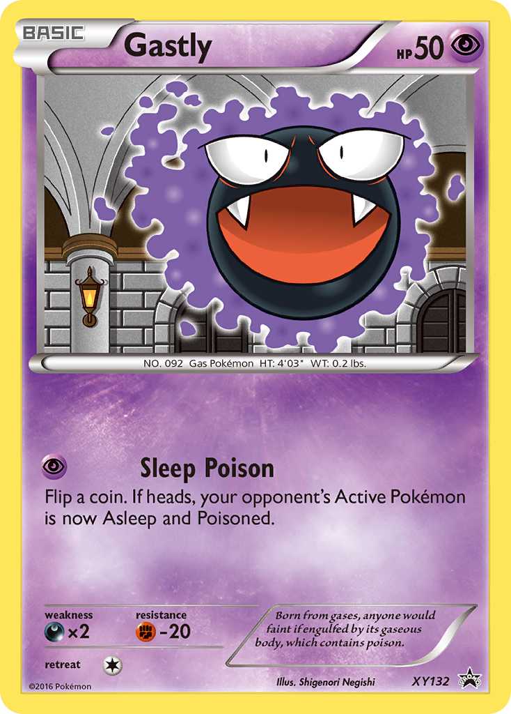 Gastly (XY132) [XY: Black Star Promos] | Total Play