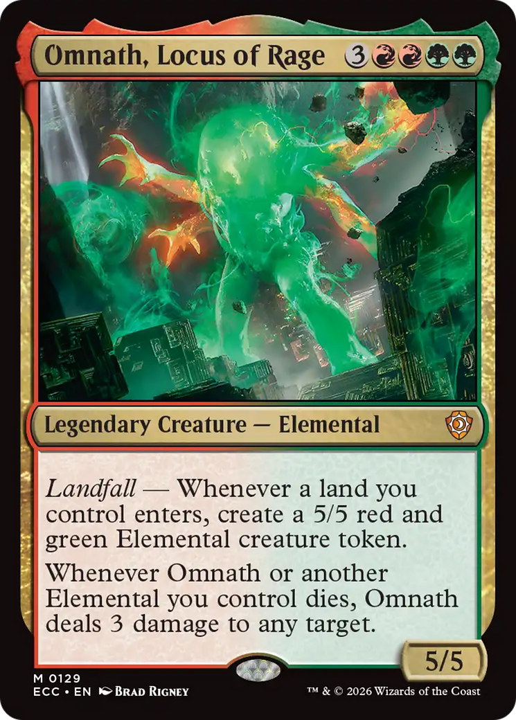 Omnath, Locus of Rage [Lorwyn Eclipsed Commander] | Total Play