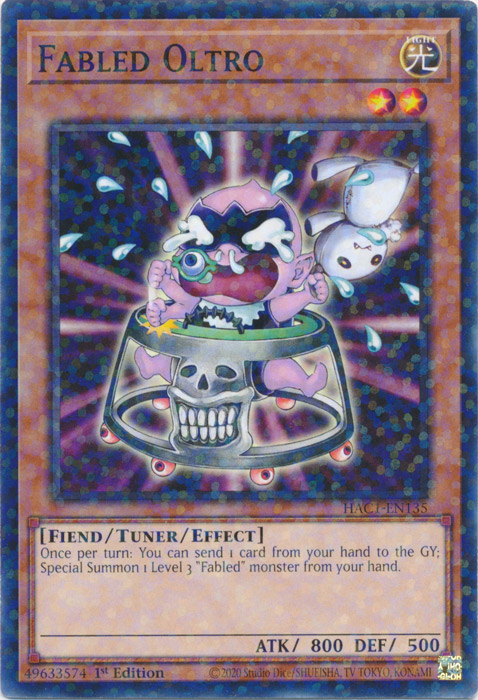 Fabled Oltro (Duel Terminal) [HAC1-EN135] Common | Total Play