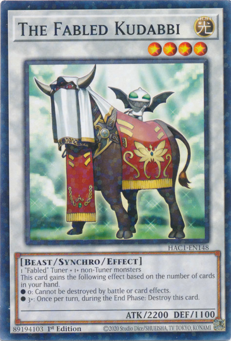 The Fabled Kudabbi (Duel Terminal) [HAC1-EN148] Common | Total Play