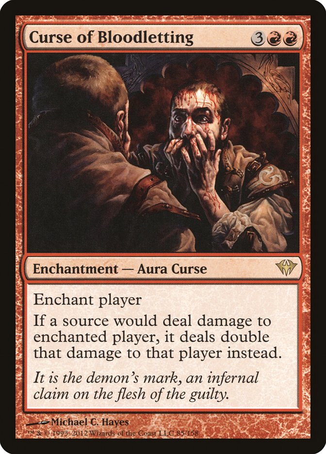 Curse of Bloodletting [Dark Ascension] | Total Play