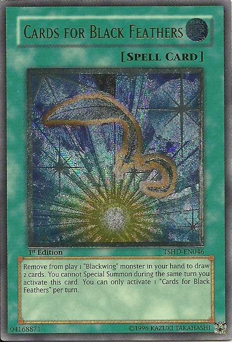 Cards for Black Feathers [TSHD-EN046] Ultimate Rare | Total Play