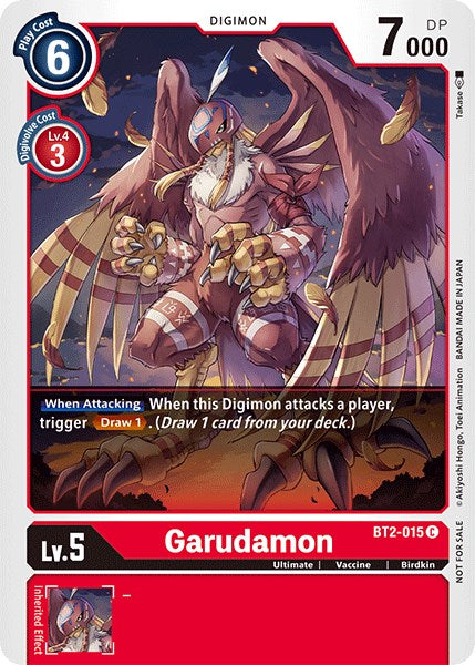 Garudamon [BT2-015] (Official Tournament Pack Vol.3) [Release Special Booster Promos] | Total Play