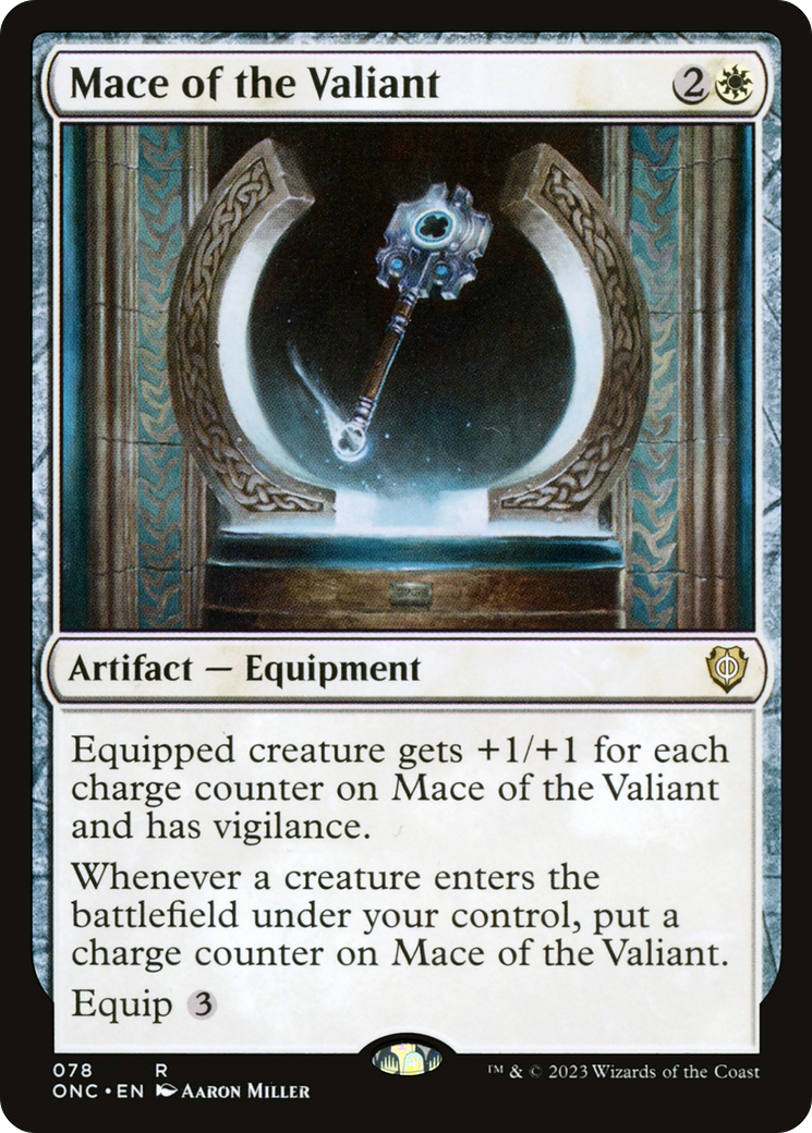 Mace of the Valiant [Phyrexia: All Will Be One Commander] | Total Play