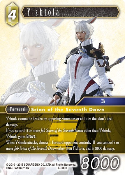 Y'shtola [Opus VI] | Total Play