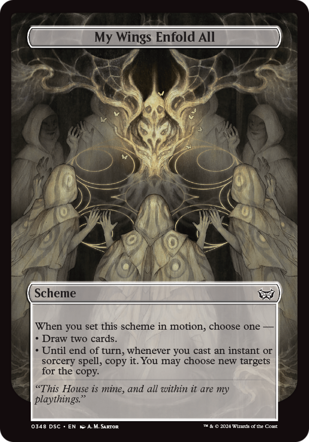 My Wings Enfold All (Full Art) [Duskmourn: Archenemy] | Total Play