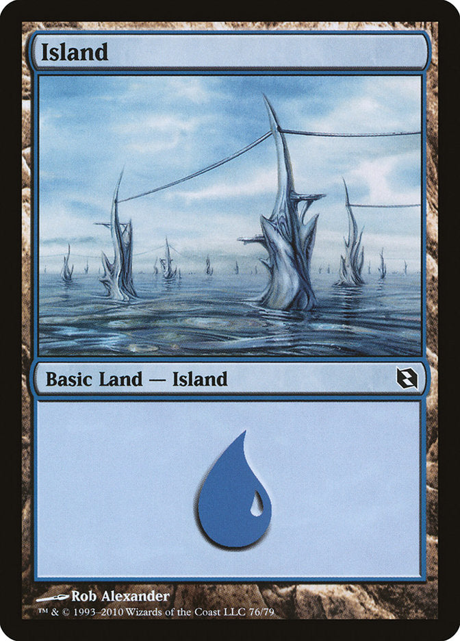 Island (76) [Duel Decks: Elspeth vs. Tezzeret] | Total Play