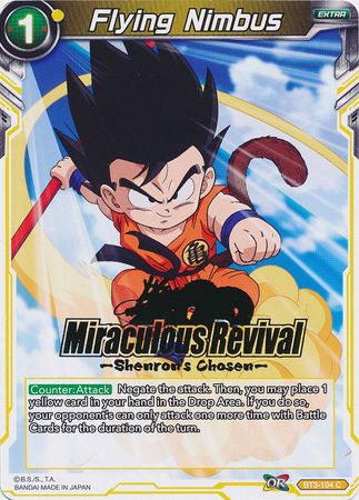 Flying Nimbus (Shenron's Chosen Stamped) (BT3-104) [Tournament Promotion Cards] | Total Play