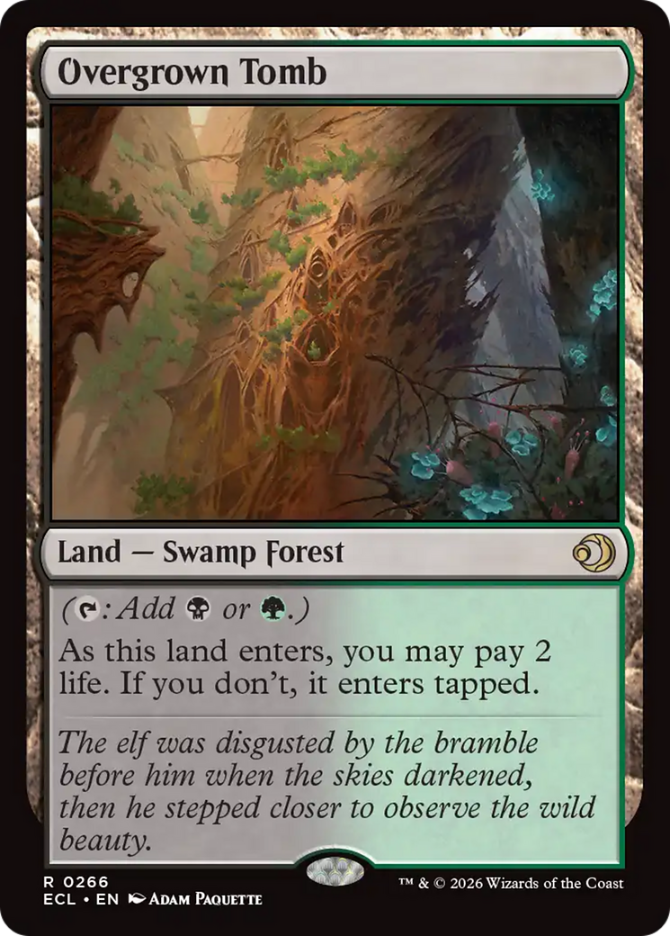 Overgrown Tomb [Lorwyn Eclipsed] | Total Play