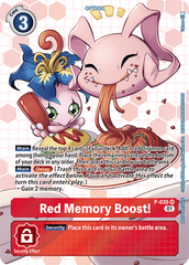 Red Memory Boost! [P-035] (Box Promotion Pack - Next Adventure) [Promotional Cards] | Total Play