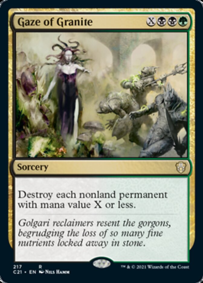 Gaze of Granite [Commander 2021] | Total Play