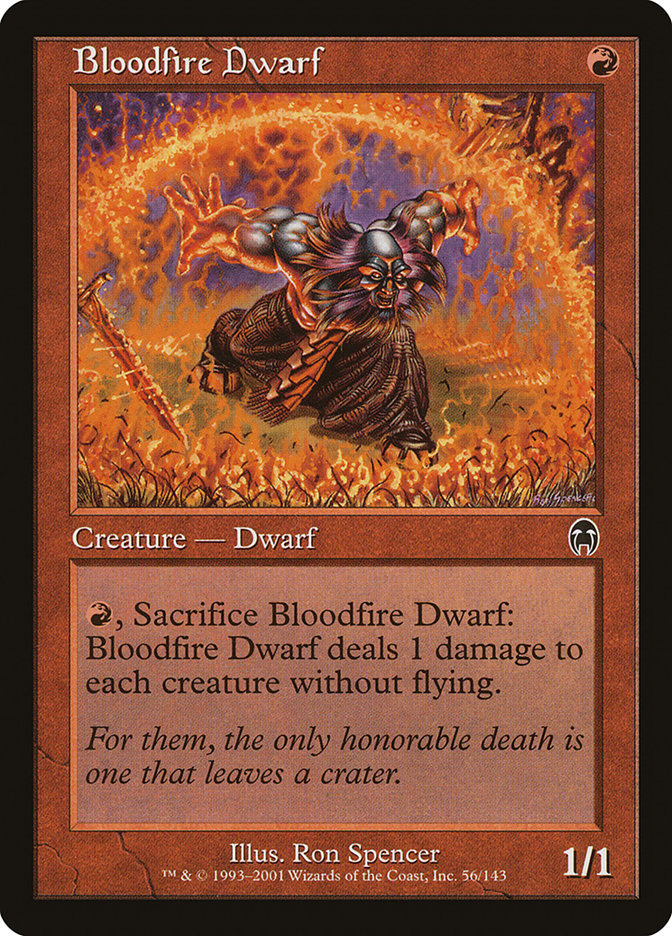 Bloodfire Dwarf [Apocalypse] | Total Play