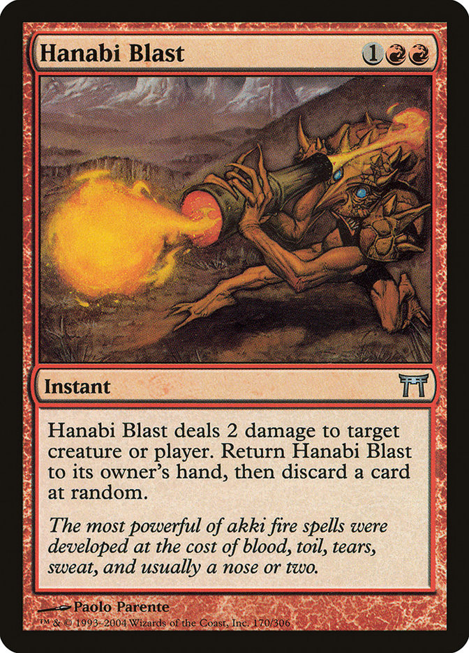 Hanabi Blast [Champions of Kamigawa] | Total Play