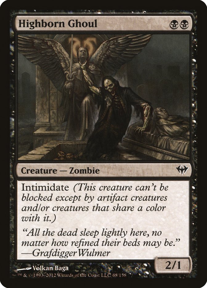 Highborn Ghoul [Dark Ascension] | Total Play
