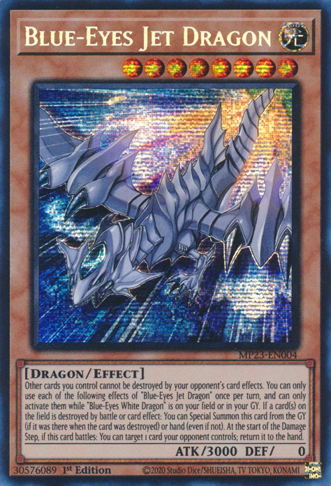 Blue-Eyes Jet Dragon [MP23-EN004] Prismatic Secret Rare | Total Play