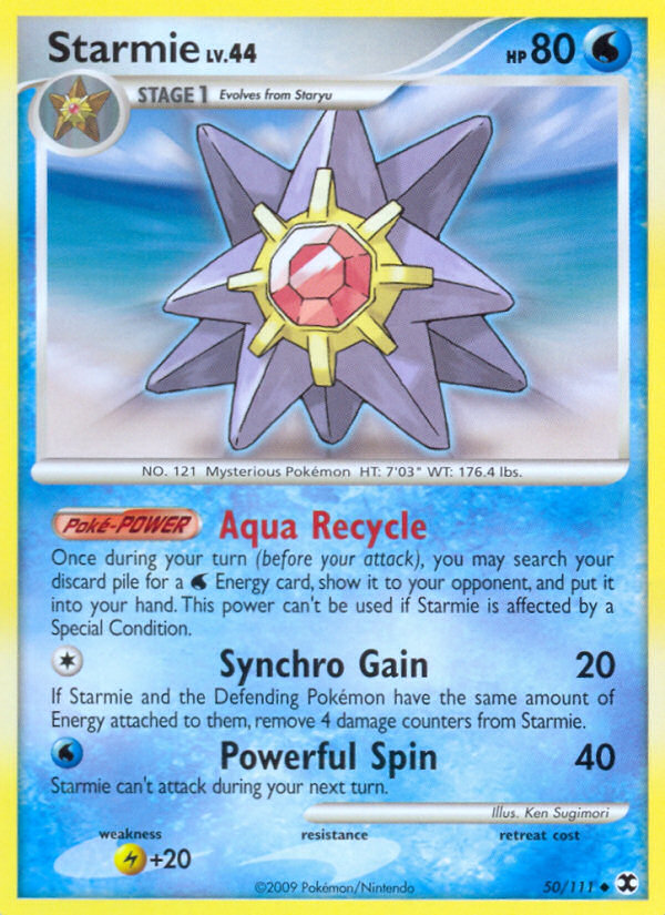 Starmie (50/111) [Platinum: Rising Rivals] | Total Play
