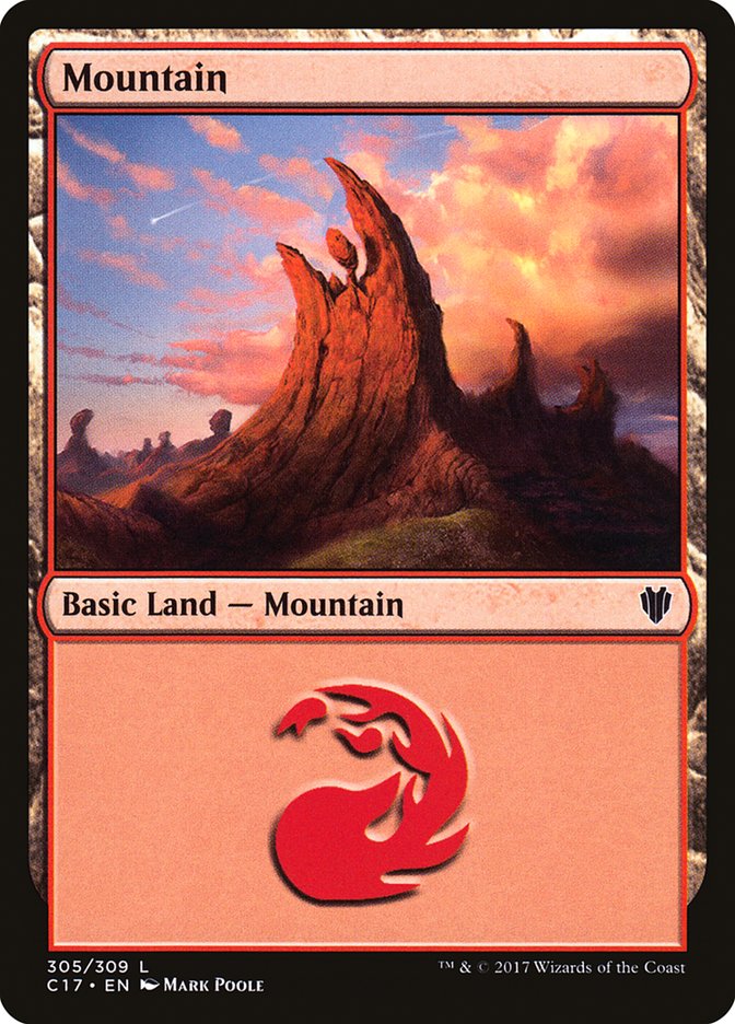 Mountain (305) [Commander 2017] | Total Play