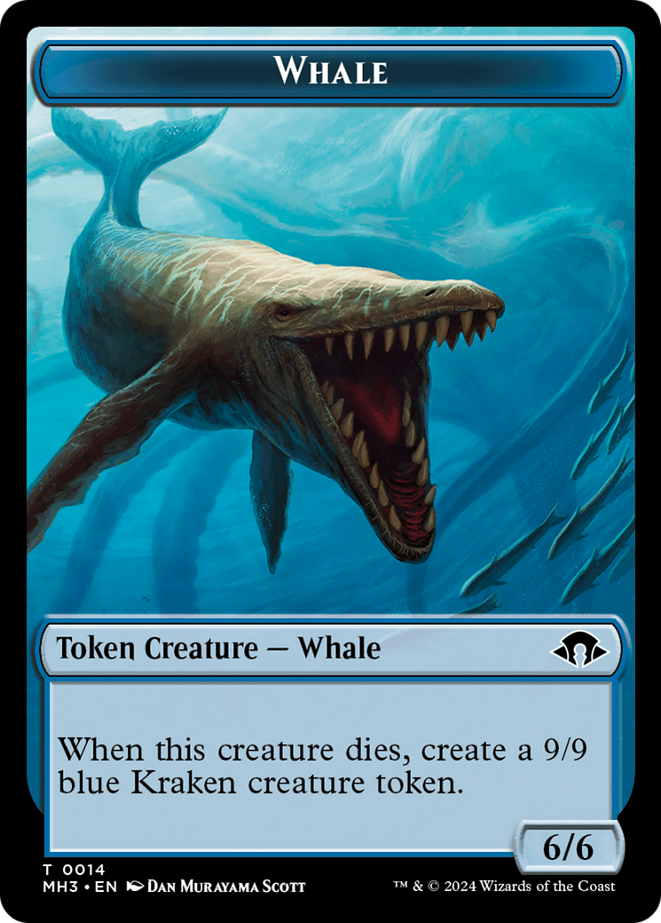 Whale // Energy Reserve Double-Sided Token [Modern Horizons 3 Tokens] | Total Play