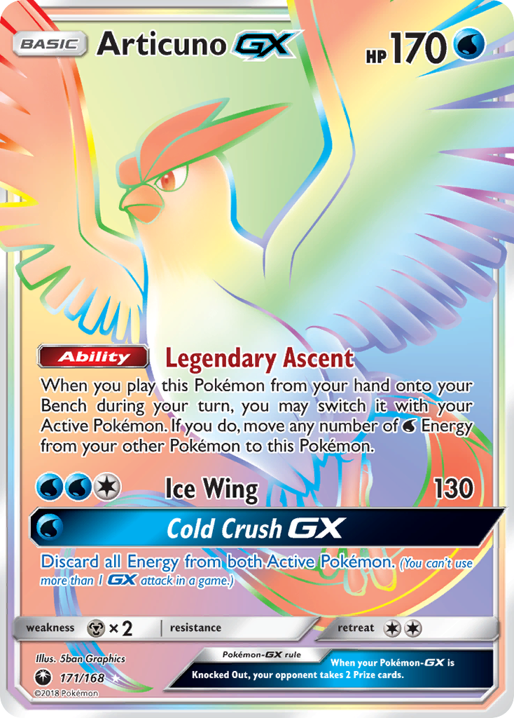 Articuno GX (171/168) [Sun & Moon: Celestial Storm] | Total Play