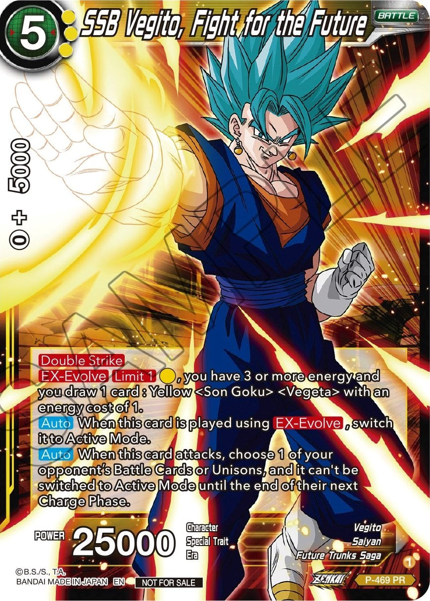 SSB Vegito, Fight for the Future (Z03 Dash Pack) (P-469) [Promotion Cards] | Total Play