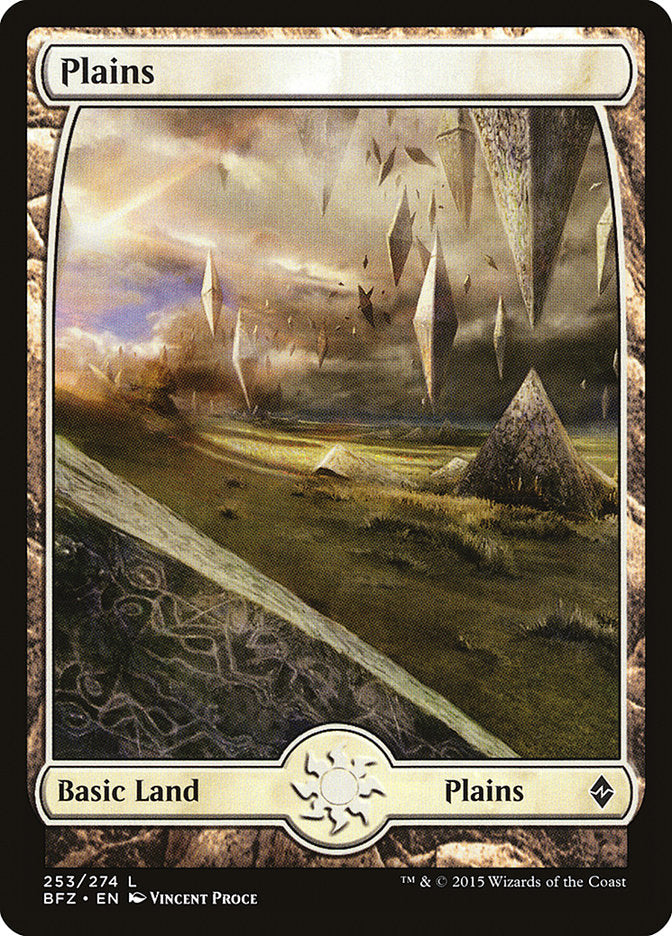Plains (253) (Full Art) [Battle for Zendikar] | Total Play