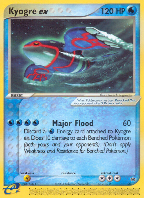 Kyogre ex (001) [Nintendo: Black Star Promos] | Total Play