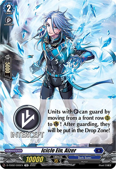 Icicle Ein, Aizer (D-TD02/006EN) [Michiru Hazama -Demonic Jewel Dragon of the Four Flames-] | Total Play