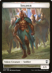 Bird (005) // Soldier Double-Sided Token [Kaldheim Commander Tokens] | Total Play