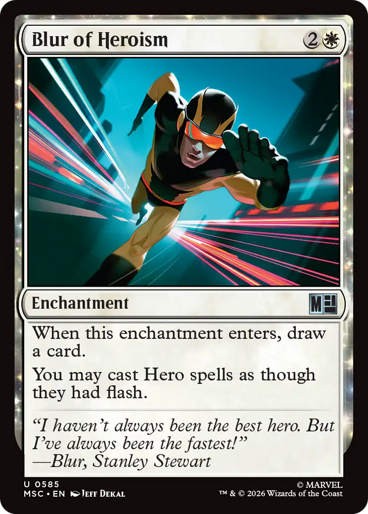Blur of Heroism [Marvel Super Heroes Commander] | Total Play
