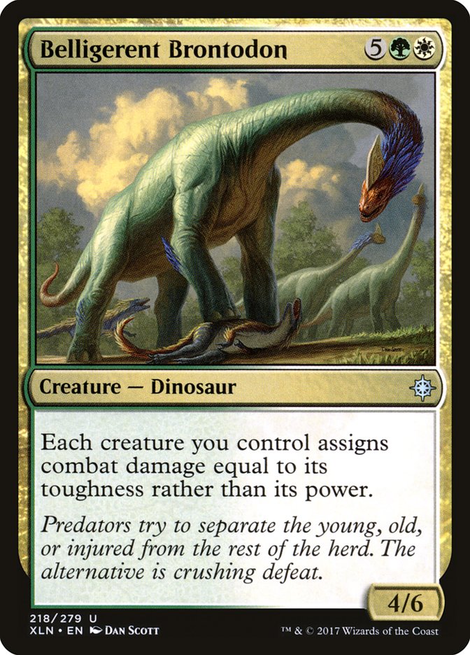 Belligerent Brontodon [Ixalan] | Total Play