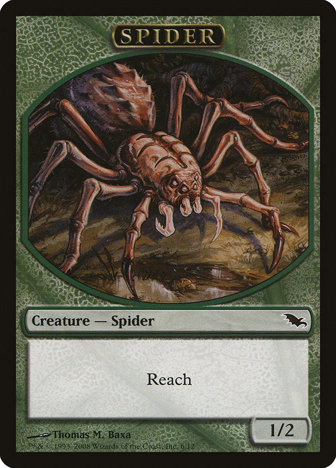 Spider Token [Shadowmoor Tokens] | Total Play