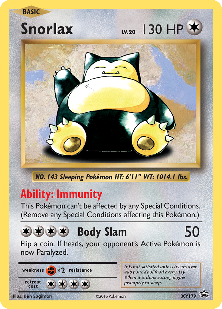 Snorlax (XY179) [XY: Black Star Promos] | Total Play