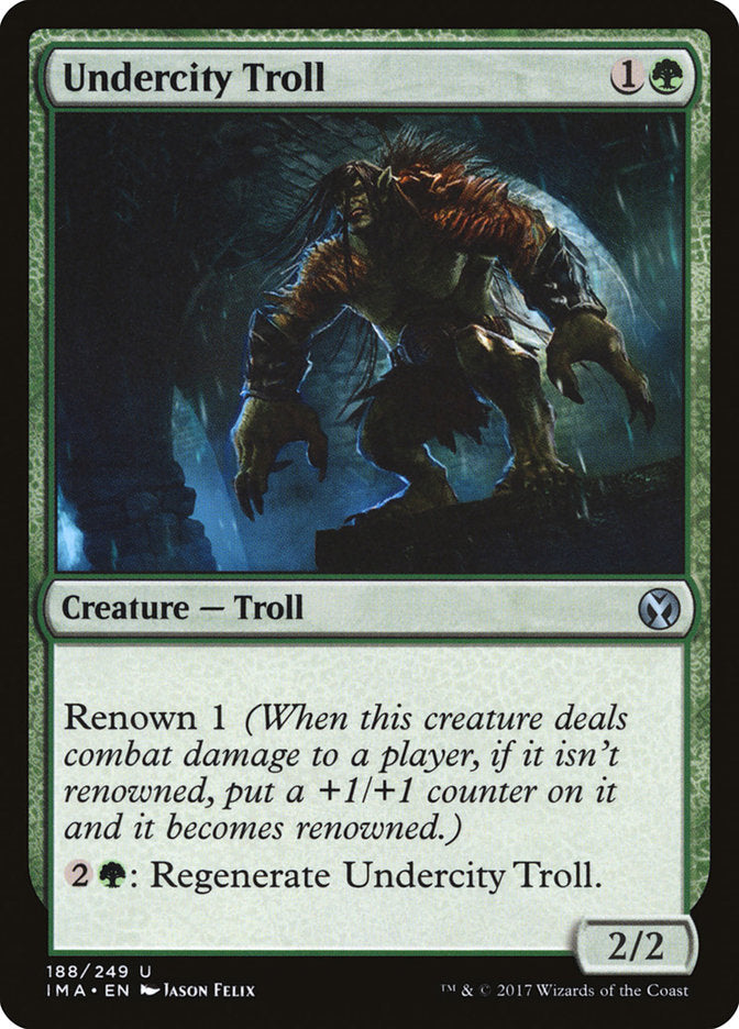 Undercity Troll [Iconic Masters] | Total Play