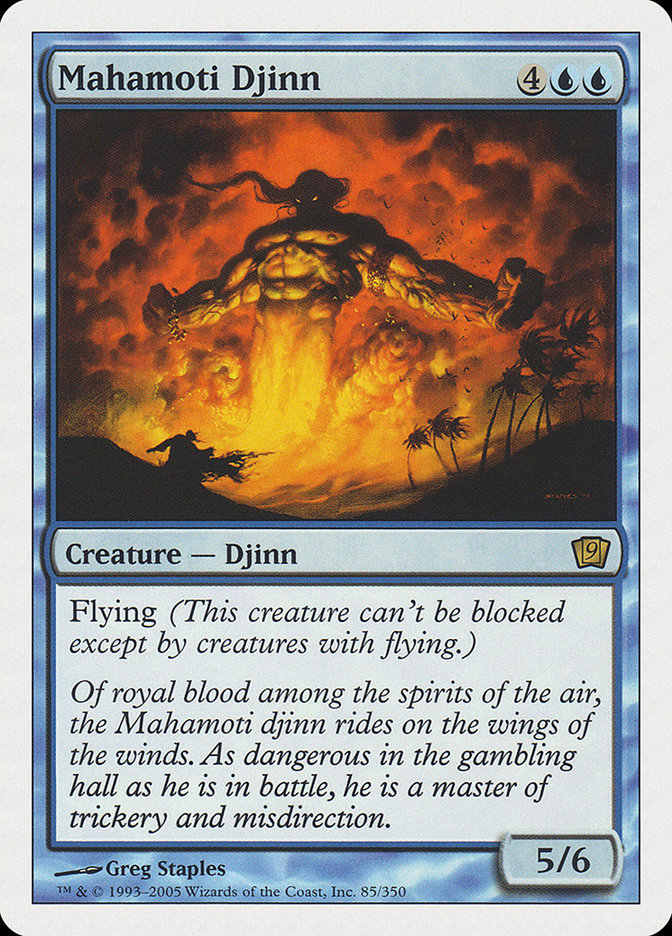 Mahamoti Djinn (9th Edition) [Oversize Cards] | Total Play