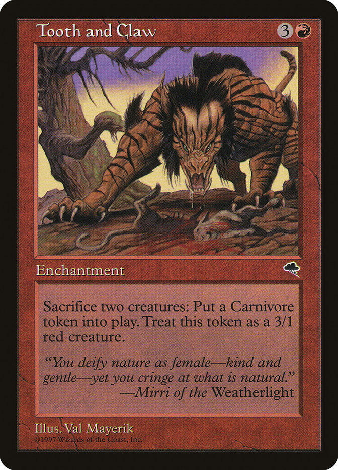 Tooth and Claw [Tempest] | Total Play