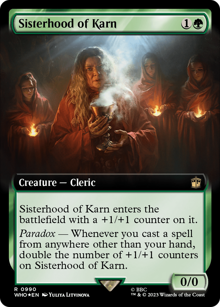 Sisterhood of Karn (Extended Art) (Surge Foil) [Doctor Who] | Total Play