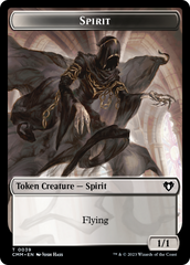 Spirit (0039) // Bird Illusion Double-Sided Token [Commander Masters Tokens] | Total Play